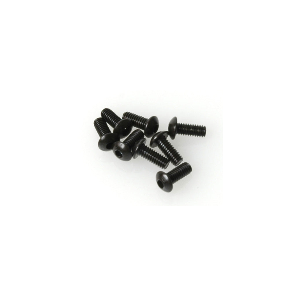 M2.5 Button Screws - Carbon Steel (8pk) 6mm