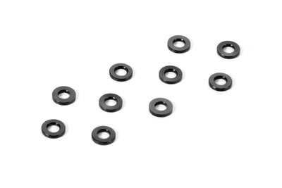 Alu Spacers - M3x6 (10pcs) Black / 0.5mm