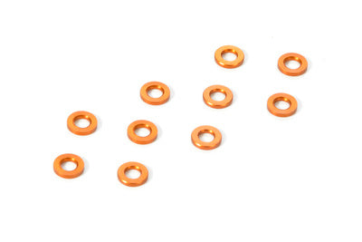 Alu Spacers - M3x6 (10pcs) Orange / 0.5mm