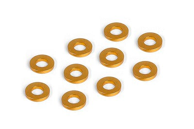 Alu Spacers - M3x6 (10pcs) Orange / 1.0mm