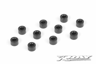 Alu Spacers - M3x6 (10pcs) Black / 4.0mm