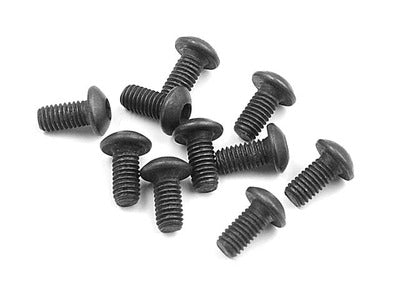 M3 Button Screws - Carbon Steel (10pcs) Carbon Steel / 6mm