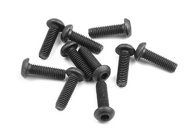 M3 Button Screws - Carbon Steel (10pcs) Carbon Steel / 10mm