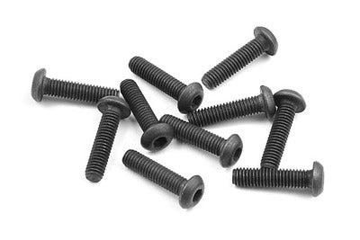 M3 Button Screws - Carbon Steel (10pcs) Carbon Steel / 12mm