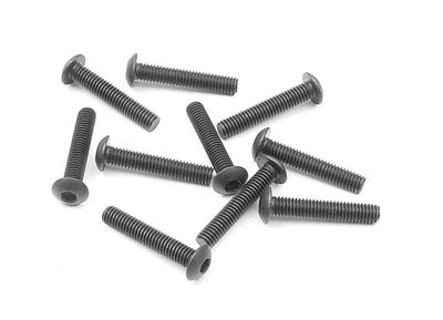M3 Button Screws - Carbon Steel (10pcs) Carbon Steel / 16mm