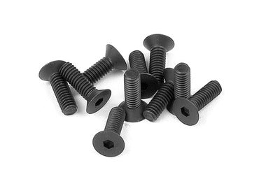 M2.5 Csk Screws - Carbon Steel (10pcs) Carbon Steel / 8mm