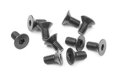 M3 Csk Screws - Carbon Steel (10pcs) Carbon Steel / 6mm