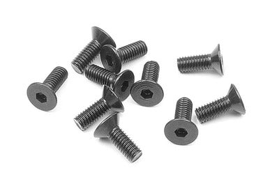 M3 Csk Screws - Carbon Steel (10pcs) Carbon Steel / 8mm