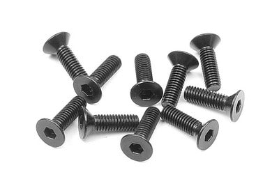 M3 Csk Screws - Carbon Steel (10pcs) Carbon Steel / 10mm