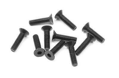 M3 Csk Screws - Carbon Steel (10pcs) Carbon Steel / 12mm