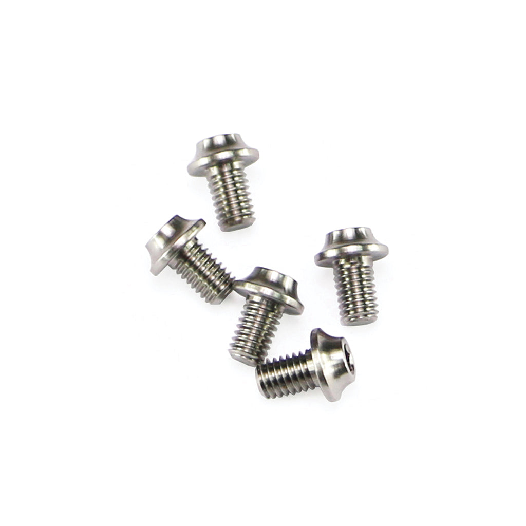 M3 Button Screws - Titanium (5pk) 4mm