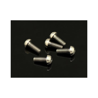 M3 Button Screws - Titanium (5pk) 8mm