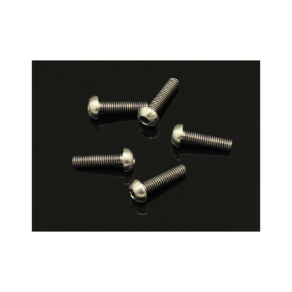 M3 Button Screws - Titanium (5pk) 12mm