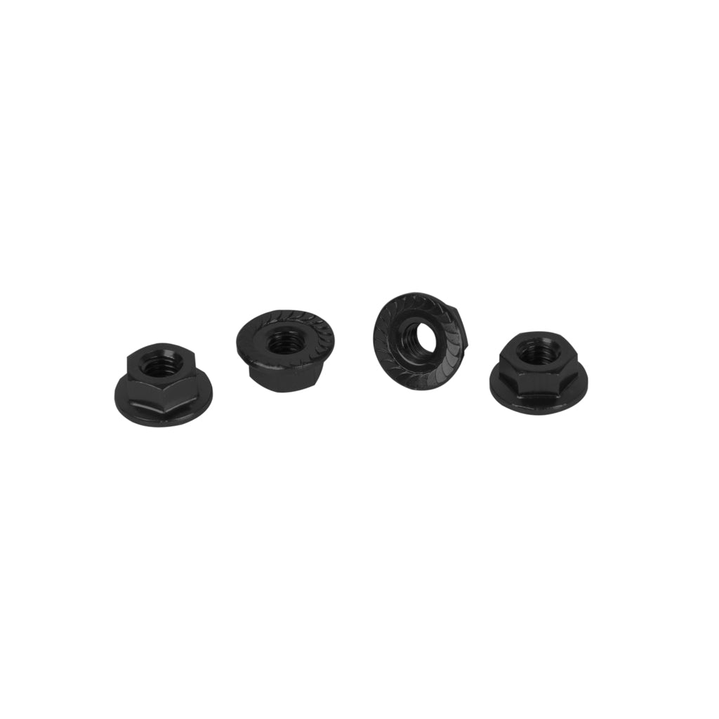 M4 Serated Nuts - Alloy (4pk) Black