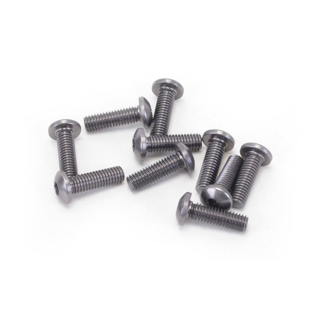 M3 Button  Screws - Alloy (10pk) 10mm