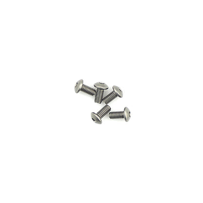 M3 Button Screws - Titanium (5pk) 6mm