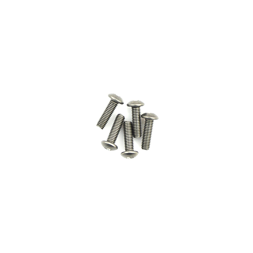 M3 Button Screws - Titanium (5pk) 10mm