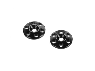 Alu Rear Wing Button (pr) Black