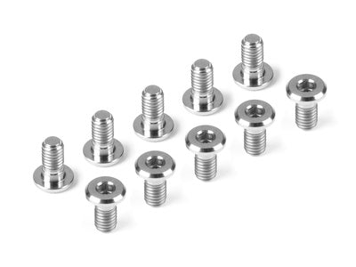 M3 Button Screws - Titanium (10pcs) Titanium / 6mm