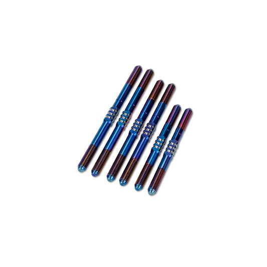 Fin 3.5mm Ti Turnbuckle Set - Cougar LD3 Blue