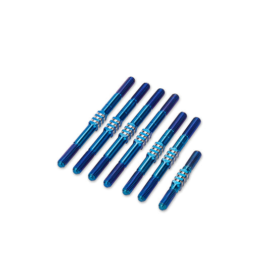 Fin 3.5mm Ti Turnbuckle Set - CAT PB Blue