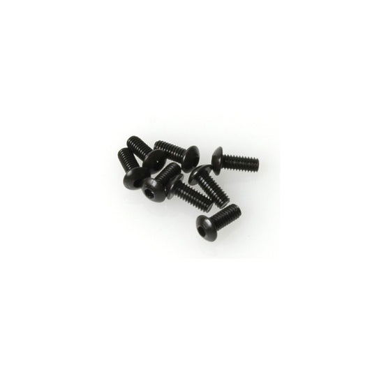 M2.5 Button Screws - Carbon Steel (8pk) 6mm