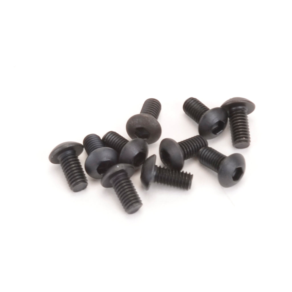M3 Button Screws - Carbon Steel (10pk) 6mm