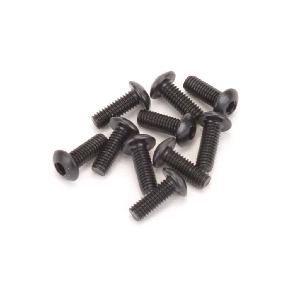 M3 Button Screws - Carbon Steel (10pk) 8mm