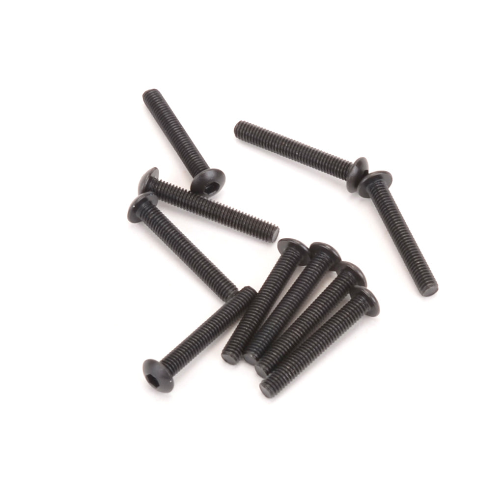 M3 Button Screws - Carbon Steel (10pk) 20mm