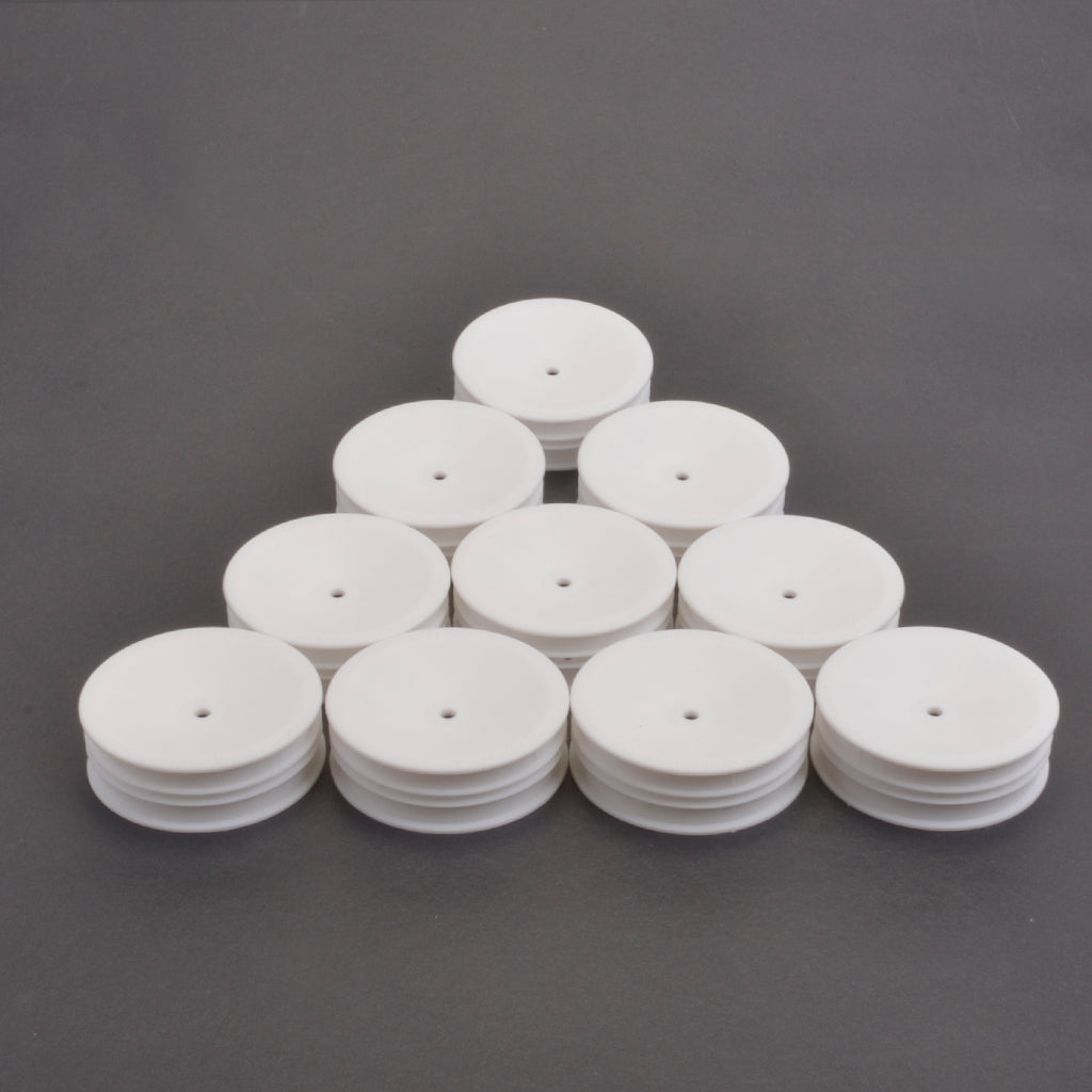 2wd Slim Front Wheel White / 5 pairs