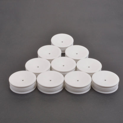 2wd Slim Front Wheel White / 5 pairs