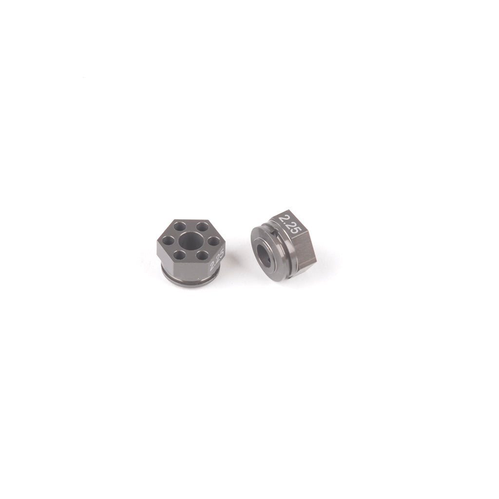 Alloy Wheel Hex (pr) +2.25mm