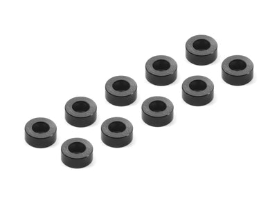 Alu Spacers - M3x6 (10pcs) Black / 2.5mm