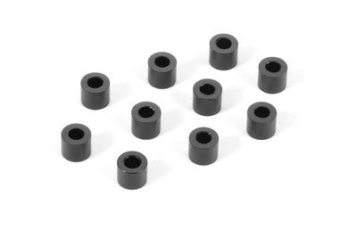 Alu Spacers - M3x6 (10pcs) Black / 5.0mm